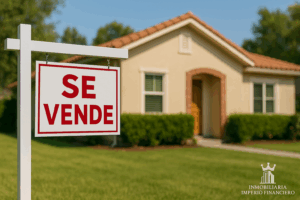 Imagen representativa de casa en venta con rótulo “Se vende”, ideal para contenido educativo inmobiliario